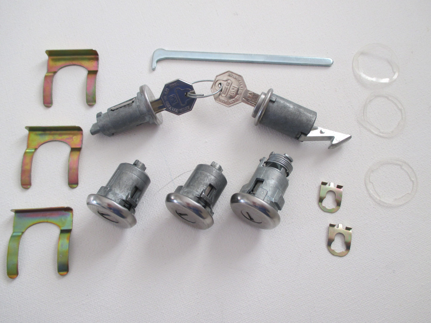 67 Chev Ignition, door, glove box and boot locks