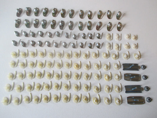 64 Chev Moulding Clip Set - 4 Door