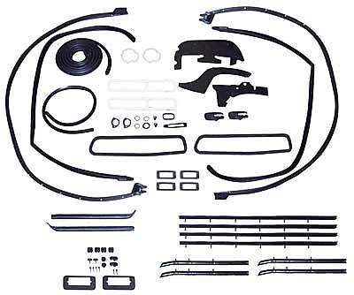 68 Camaro Weatherstrip kit