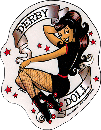 Derby Doll Sticker