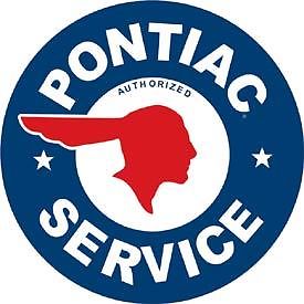 Pontiac Tin Sign