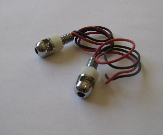 White LED Number Plate Bolts