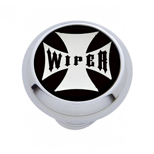 Chrome Iron Cross Switch Knob