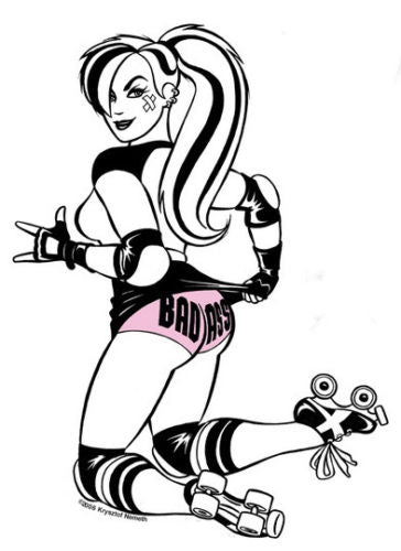 Roller Girl Sticker