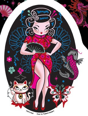 Fluff Geisha Sticker